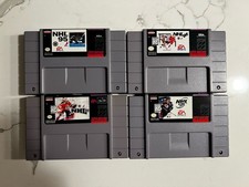 ea sports nhl 94 95 96 97 98 super nintendo video games lot snes