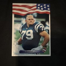 All World 1992 Steve Emtman Rookie #13 Indianapolis Colts Football Card. rookie card picture