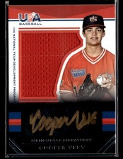 2017 Stars & Stripes Cooper Vest Jumbo Swatch Black Gold Signature Jersey /44