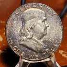 Choice Unc 1963 90% Silver Franklin Half Dollar BU