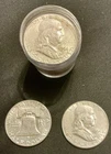 1961 Franklin Silver Half Dollars Roll (20)