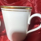 Royal Grafton Knightsbridge Bone China Mugs White/Gold Rim Set of 2 — photo 3