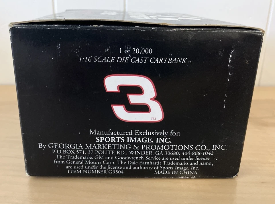 Dale Earnhardt Goodwrench - Cart Bank - Limited Edition 1/16 scale 1/20,000 - Image 3 of 4