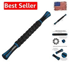 Professional 9-Roller Deep Tissue Massage Stick - Portable Muscle Recovery Ro...