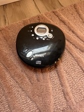 Jensen CD60 Portable CD Player - Silver/Black - untested