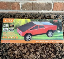 Wster WS-699 Solar Energy Orange Cyber Truck Car Speaker Wireless Multimedia NIB