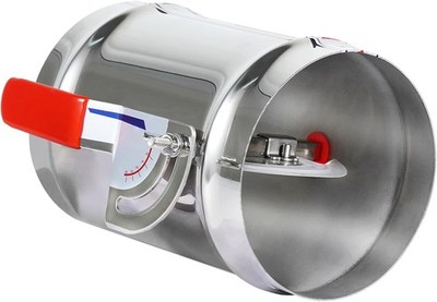 6'' HVAC Backdraft Damper Stainless Steel Adjustable Airflow Control Valve