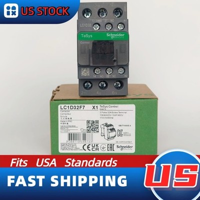 1PC NEW LC1D12F7 LC1D25F7 LC1D32F7 Schneider Contactor US In California