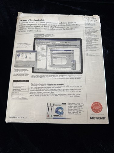 Microsoft Visual C++ Big Box New - Picture 2 of 17