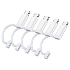 5 Pack Apple MFi Certified Lightning Female to USB C Male Adapter for 17e