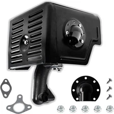 JMCHstore Exhaust Muffler w/Deflector For Predator 420cc 459cc 400cc muffler 