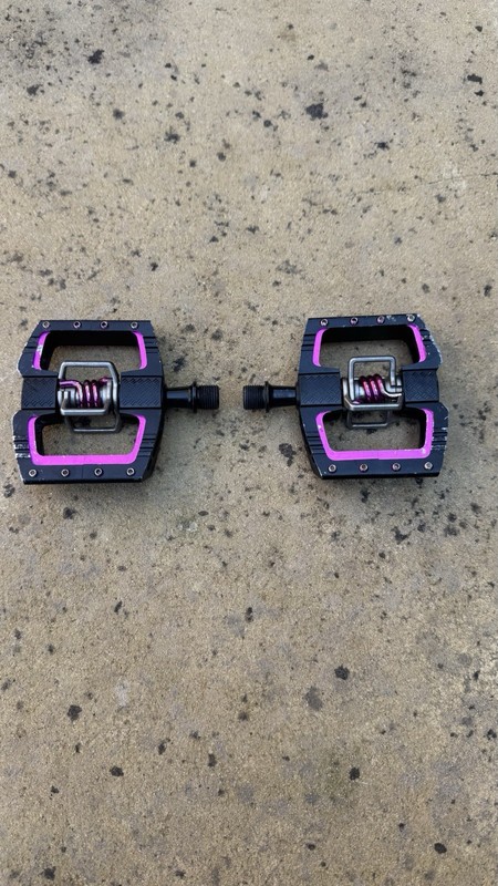 Crankbrothers Mallet DH Clipess Black/Pink Pedals MTB Enduor Downhill Bike