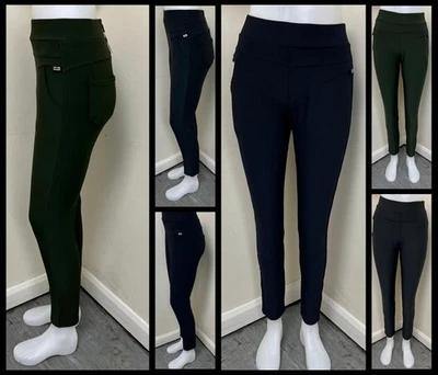 Yu & Me Ladies Comfy Stretch 4 Pocket Jeggings Trousers Treggings: Small - 3XL