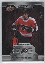 2023-24 Upper Deck Engrained Rookies Mahogany 9/10 Elliot Desnoyers #161 0g27