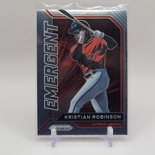 2021 Panini Prizm Emergent Kristian Robinson #EM12 (RC)