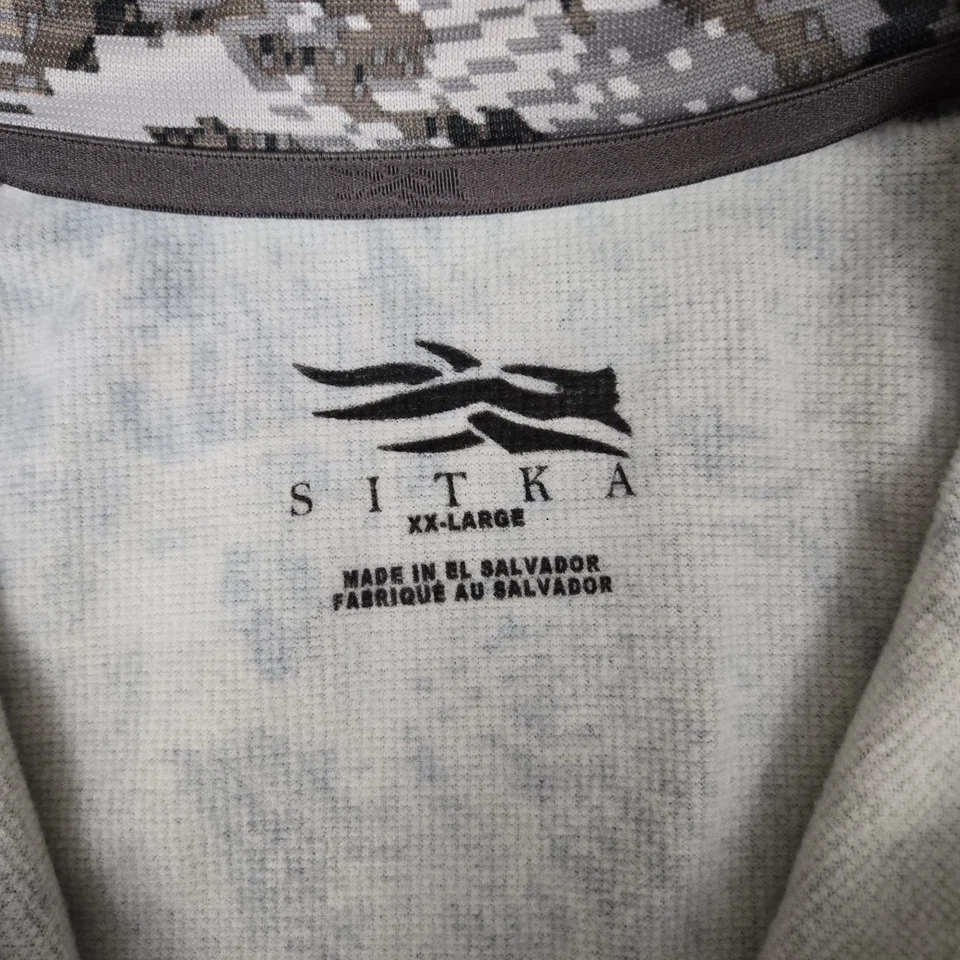 SITKA Gear Core Midweight Zip-t Mens 2XL Gore Optifade Hunting Shirt Elevated II - Image 3 of 4
