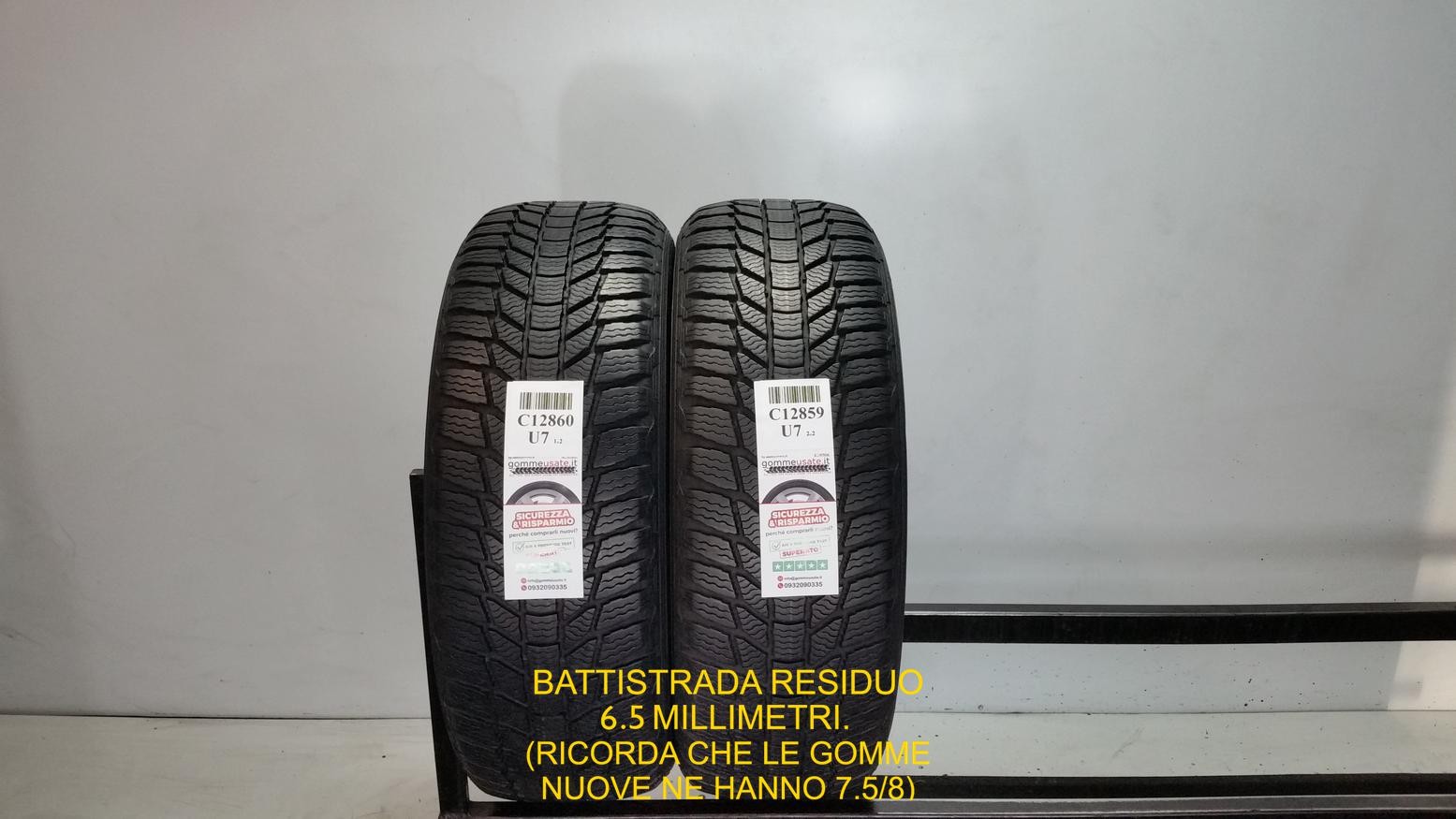 GOMME USATE TERMICHE 215/60R17 96H GENERAL SNOW GRABBER PLUS PNEUMATICI C12860