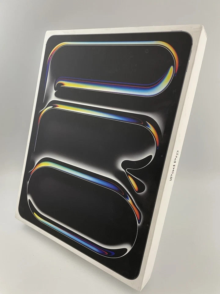 Apple iPad Pro 13" M4 2024 Tablet Nero Vuoto Solo Scatola di Vendita Originale - Immagine 2 di 4