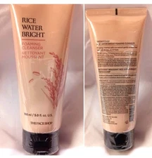 NEW THE FACE SHOP RICE WATER BRIGHT FOAMING CLEANSER 150ML NEW AND SEALED