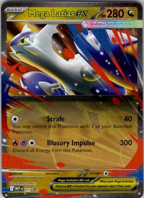 Mega Latias ex - ME: Mega Evolution Promo 011 Holo NM
