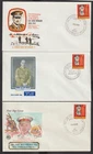 Australia 1965 FDC Covers Centenary Of Birth Sir John Monash 3 Types Unaddressed