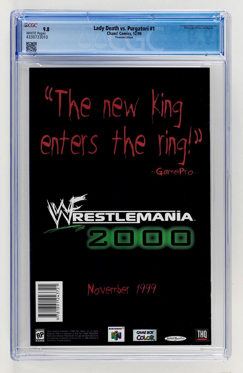 CHAOS! COMICS - LADY DEATH vs. PURGATORI #1- PREMIUM ED, LTD 3000