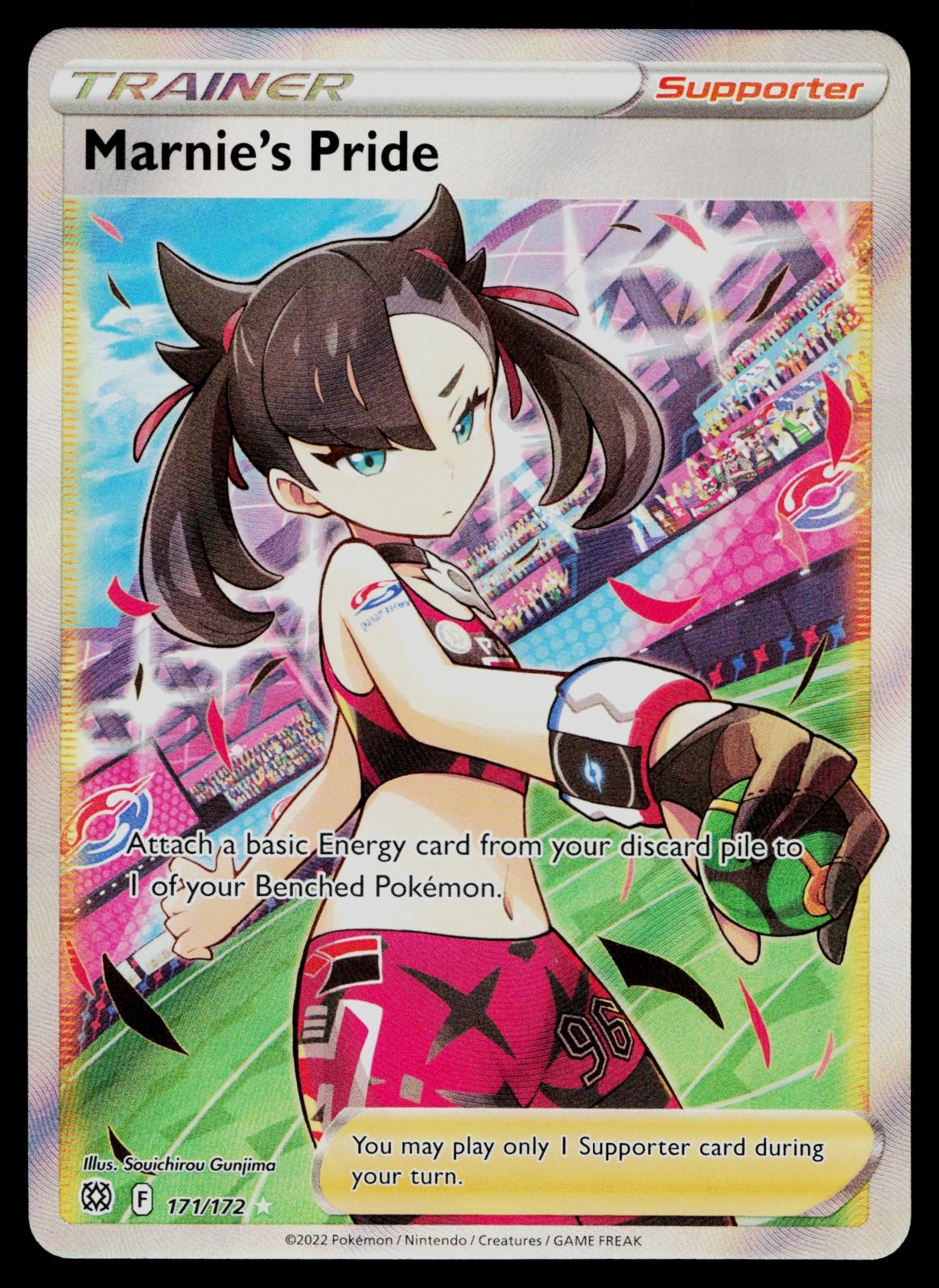 MARNIE'S PRIDE 171/172 ULTRA RARE BRILLIANT STARS POKEMON NM