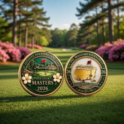 Masters/Augusta 2026 Turnier Gedenkmünze/Kugelmarkierung 
