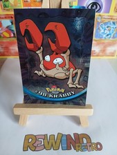 Pokemon - TV Animation - TOPPS - #98 Krabby - HOLO - Blue Logo