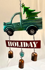 13  Hanging Christmas Truck Metal Outdoor Indoor Decoration