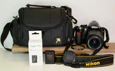 Nikon D3100 14.2MP Digital SLR Camera - Black Kit w/ AF-S DX ED 18-55mm Lens 