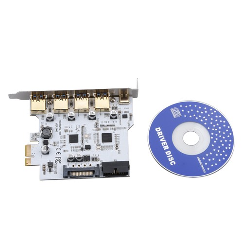 1pc PCIE to USB3.2 GEN1 Expansion Card Type-A Type-C PCI Converter for WIN7/8/10