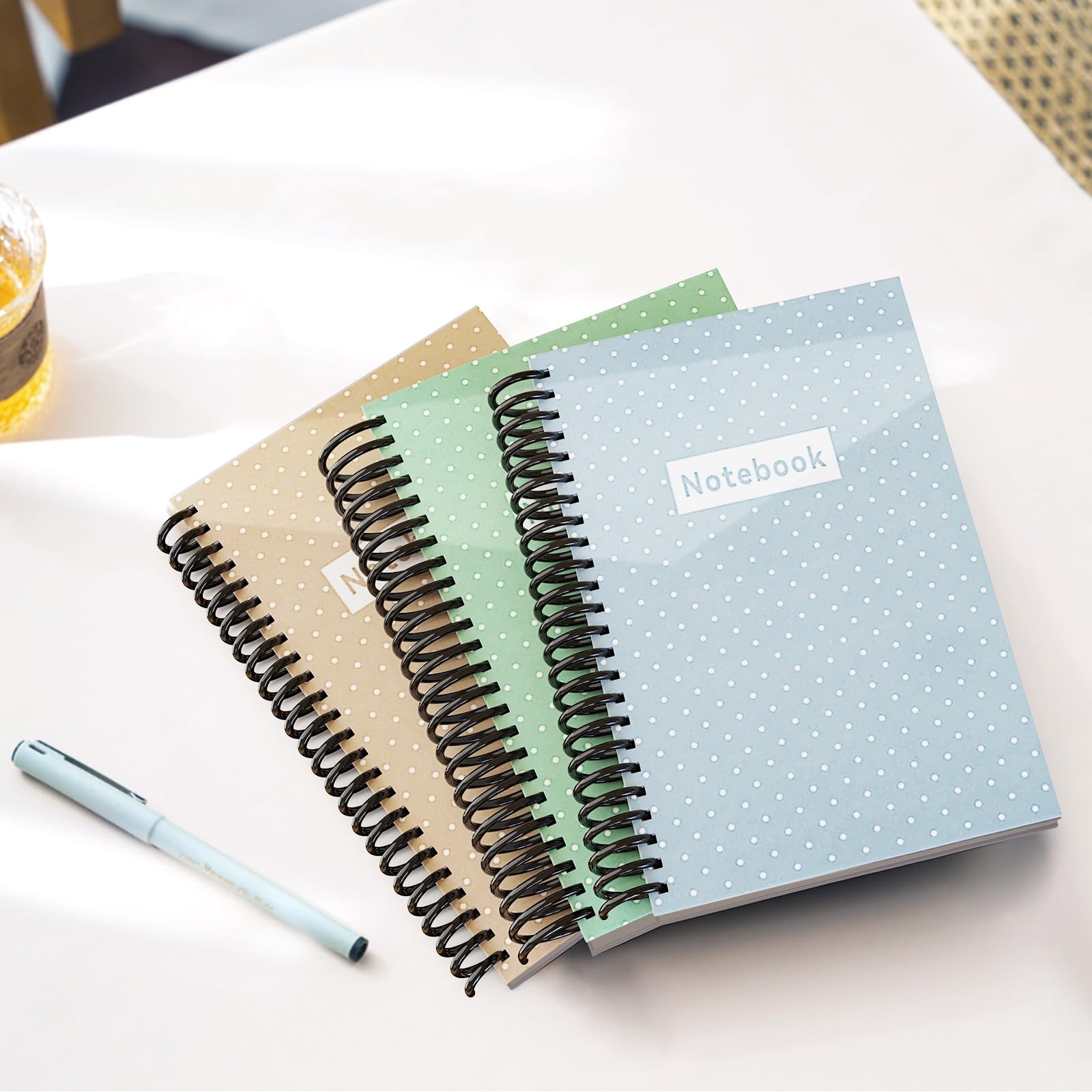 100 Pack Plastic Spiral Binding Coils 5/16"8mm 90 Sheet Capacity 41 Pitch Bla