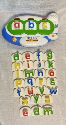 Leapfrog Jet Plane Magnetic Word Builder Fridge Phonics - Extra Letters - Works!