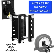 MaxxHaul Trailer Spare Tire Carrier Mount Holder for 4 , 5 Lug Stud Boat Utility