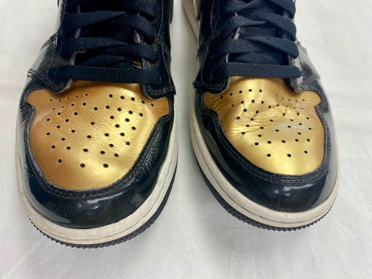 Nike Air Jordan 1 Mid Golf Metallic Gold Black White DQ0660-002 