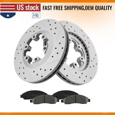 Front Brake Rotors & Ceramic Pads Set for Chevy Colorado GMC Canyon Isuzu I-290