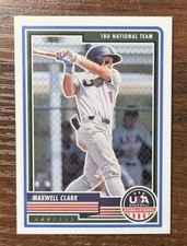 2023 Panini USA Baseball Stars & Stripes Max Clark #42 (RC)