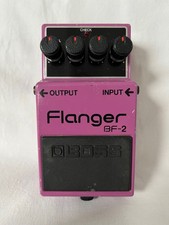 VINTAGE & RARO 1981 Boss BF-2 Flanger Pedale per chitarra - Black Label MIJ
