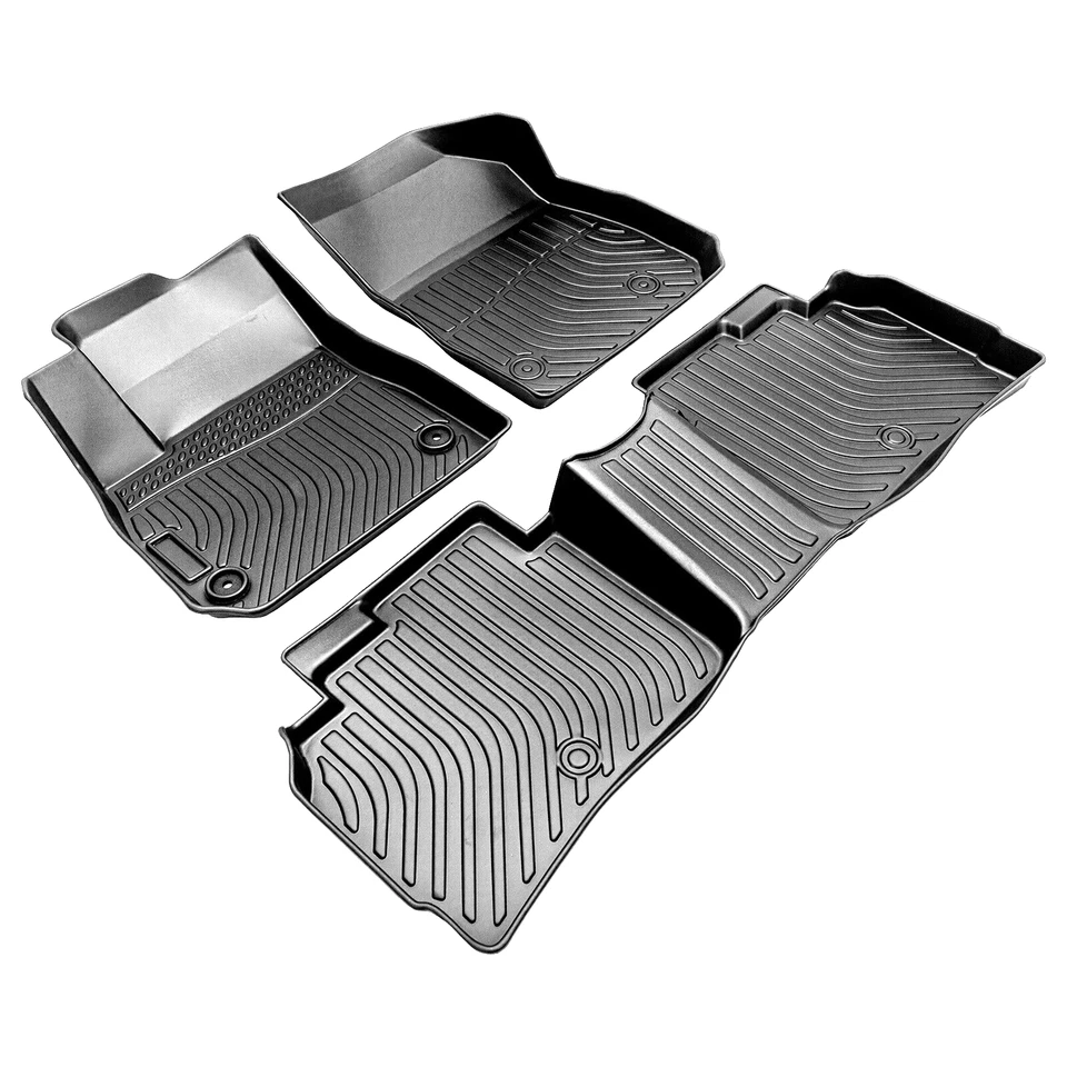 Floor Mats For 2016-2023 Chevrolet Malibu All Weather TPE Floor Liner Carpets Foto 3 de 4