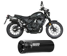 Mivv Exhaust Muffler HR-1 Inox black short carbon End Cap HONDA CL 500 2023 2024