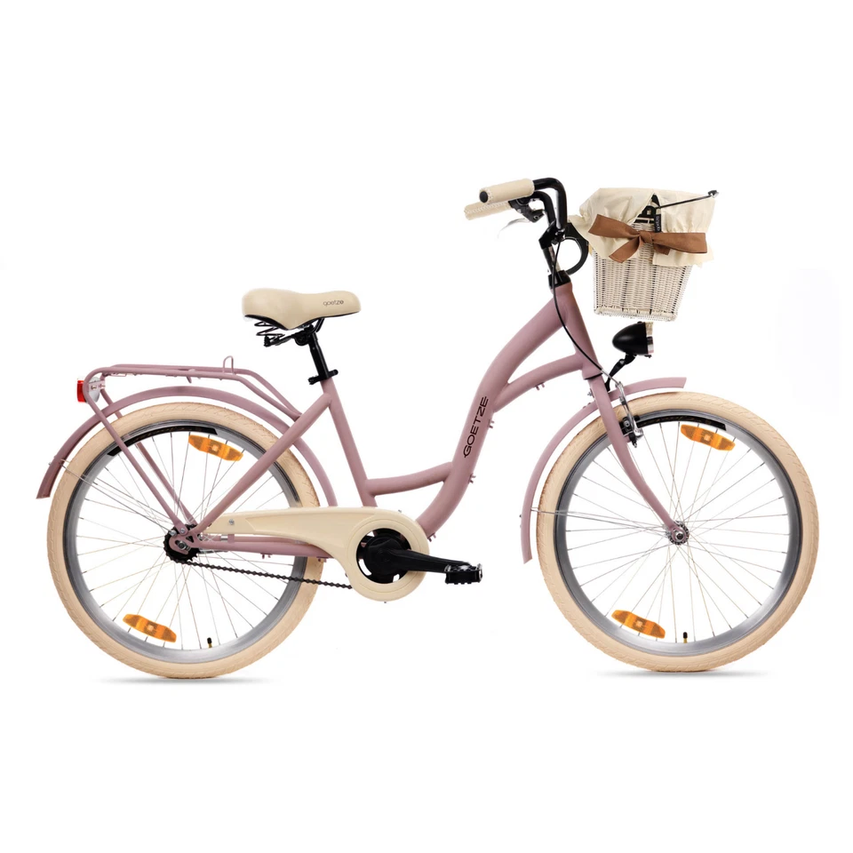 Goetze Style 24/14 Zoll Fahrrad, 1 Gang, V-Bremse, Mädchen-Citybike mit Korb! - Bild 4 von 4