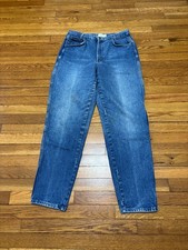 Vintage Calvin Klein Womens Jeans Size 14 31x31 Blue High Rise Mom Denim 90s