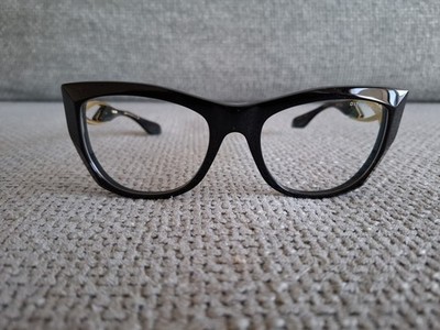 DITA Icelus DTX438-A-01 Black & Gold Eyeglasses 55-21-145