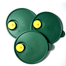 Tupperware 2649A Dark Green Rock n Serve Vent...
