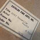Vintage Catalda Fine Arts Ornate Gold Framed Print Victorian Scene 9x13 — photo 10