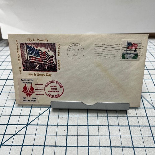 Local Post Cover Fairhaven Heights 1965 Sharon PA Scott #1289 Stamp History