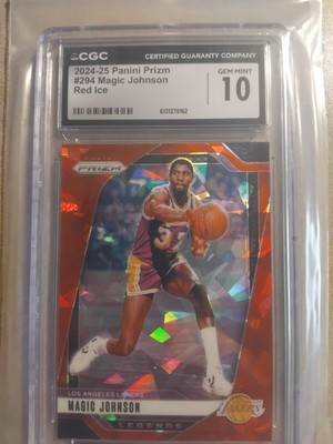 Panini prizm 2024 2025 red ICE Magic Johnson