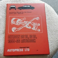 CITROEN DS19, ID19 Autobooks Workshop Manual. 1955-66.