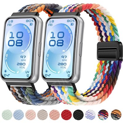 Magnetic Nylon Strap Wrist Band For Huawei Band 11 / 11 Pro Bracelets Smartwatch